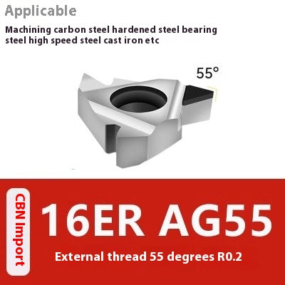 1160-Korea Imported Diamond Threaded Diamond Inserts 16ER/IR A55 AG60PCD Gemstone External Threaded Cutter Grain Shandong Denso Pricision Tools Co.,Ltd.